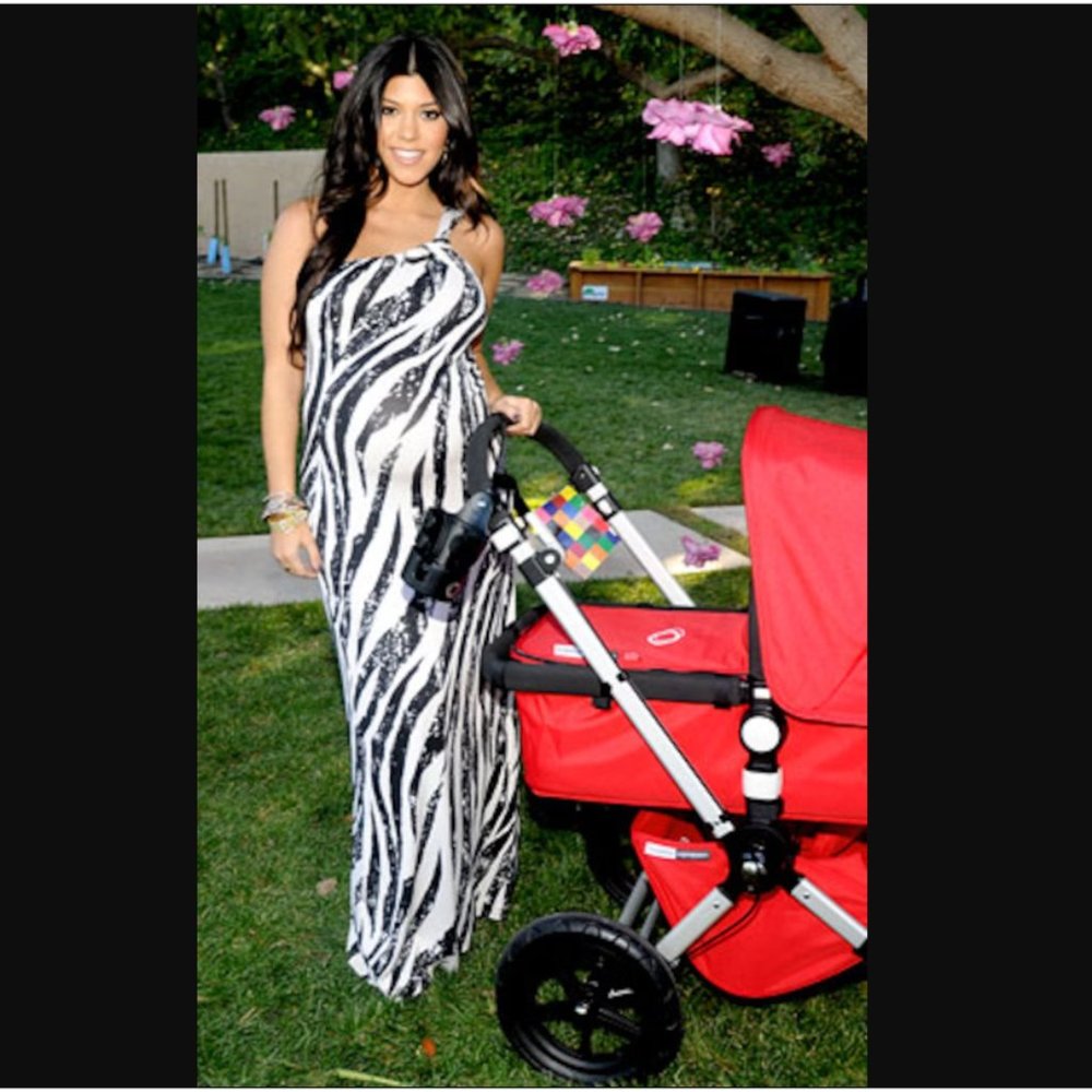 DVF Diane von Furstenberg MICHAELA Zebra One Shoulder Silk Maxi Dress